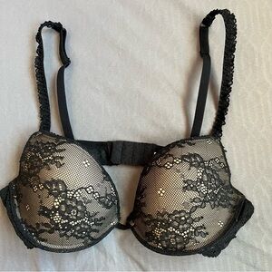 Aerie Black Lace Contour Bra